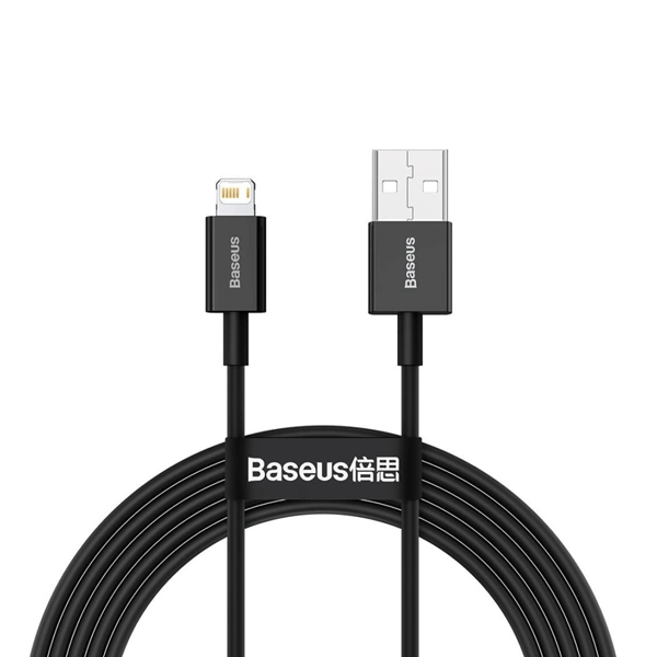 Baseus-Fast-Charging-Cable-–-USB-A-to-iP,-2.4A,-120cm-–-Pudding-Series-bahrain
