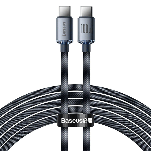 Baseus-Fast-Charging-Data-Cable-–-Crystal-Shine-Series-(Type-C-to-Type-C,-100W)-bahrain
