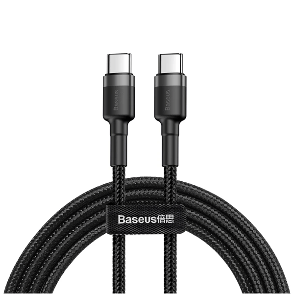 Baseus-Flash-Charging-Data-Line-(Type-C-to-Type-C,-PD2.0,-60W)-–-Cafule-Series-bahrain