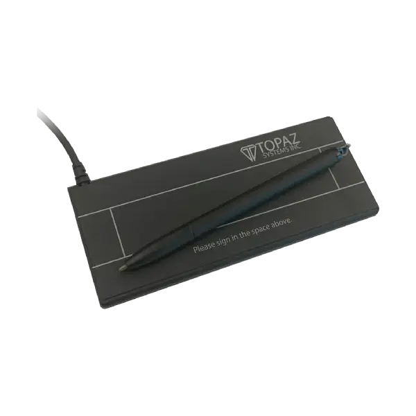 Topaz SignatureGem 1x5 Signature Pad – High-Durability Touchpad (T-S261) _ Nexcel Bahrain