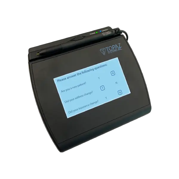 Topaz SignatureGem LCD 4x3 Signature Pad – Large Display for Professionals (T-LBK755) _ Nexcel Bahrain
