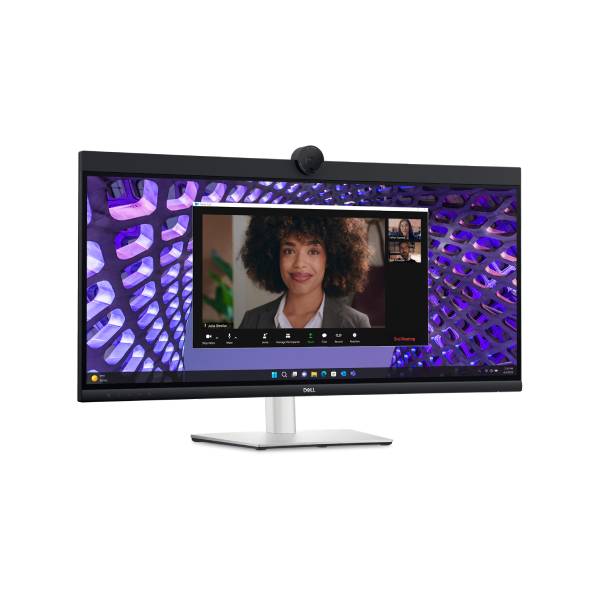 Dell 34" FHD Curved Monitor Black for Office Video Conferencing | P3424WEB | Nexcel Bahrain