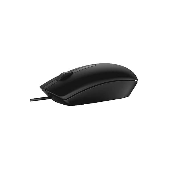 Dell Black Optical Mouse Wired for Work and Home | MS116 | Nexcel Bahrain