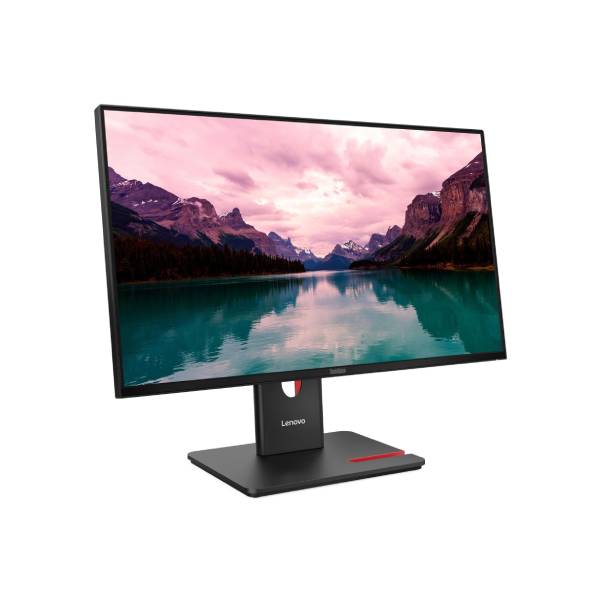 Lenovo ThinkVision T24-40 24" FHD IPS Monitor Eyesafe 120Hz 4ms HDMI VGA DP USB-C Tilt Swivel Lift Pivot Stand | 64A4MATXSD | Nexcel Bahrain