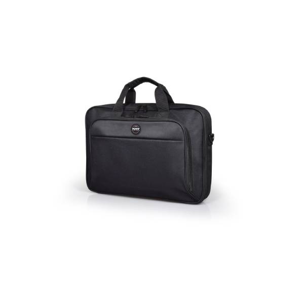 PORT DESIGNS HANOI II CLAMSHELL Laptop Bag 13"/14" Black | 105063 | Nexcel Bahrain