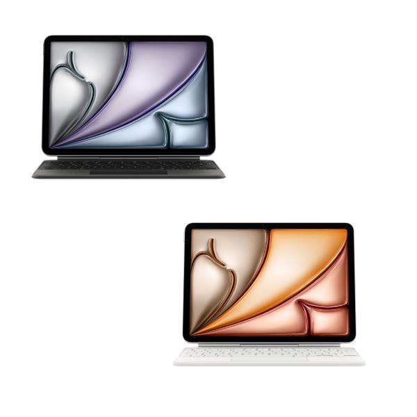 Apple Magic Keyboard for iPad Air 11-inch & 13-inch M3 Arabic & British English White & Black | MDFV4AB/A | Nexcel Bahrain