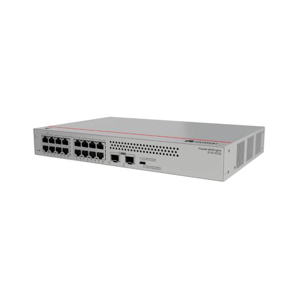 Huawei 16 Port 10/100/1000BASE-T Gigabit Ethernet Switch with 2 GE SFP Ports 36 Gbps Switching Capacity | S110-16T2S | Nexcel Bahrain