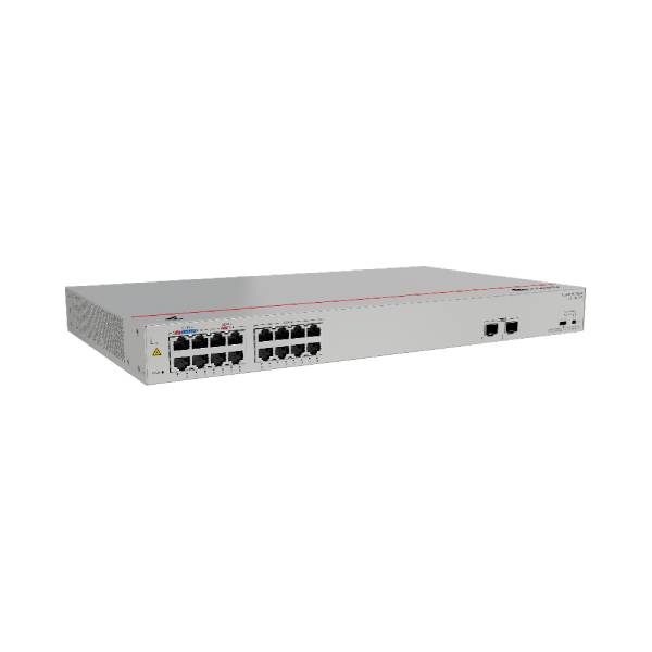 Huawei 16-Port Gigabit PoE+ Switch 2 x GE SFP 36Gbps Switching Capacity 26.78Mpps Packet Forwarding Rate | S110-16LP2SR | Nexcel Bahrain