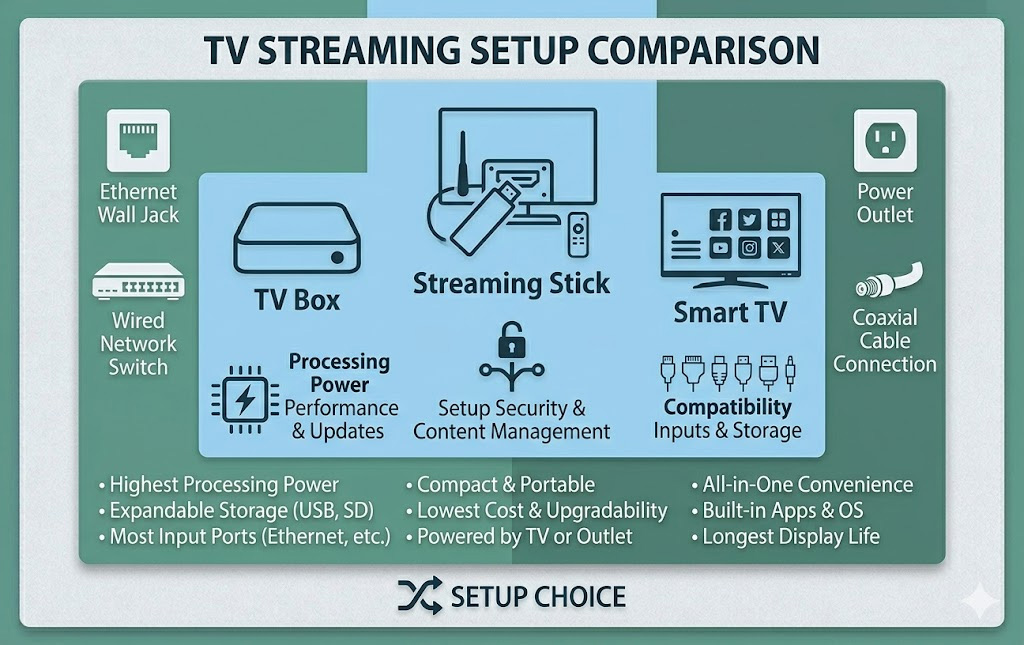 TV Box vs Smart TV vs Streaming Stick: Which Is Best for Bahrain Homes? | Nexcel Bahrain